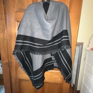 Reversible woolrich wrap